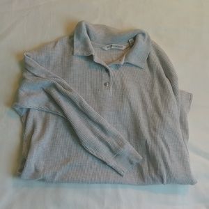Waffle Knit Lounge Shirt